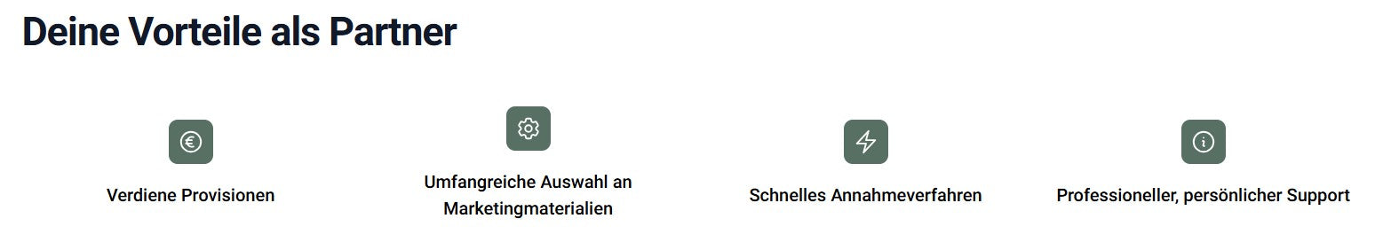 VITORI Partnerprogramm Geld verdienen