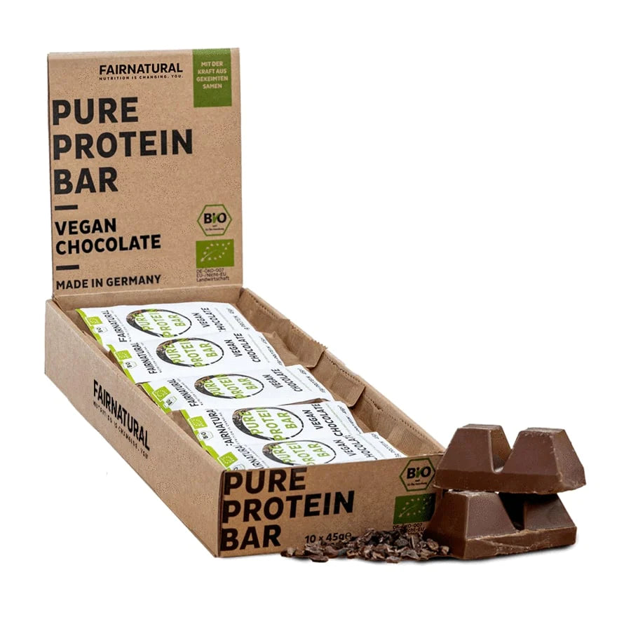 Bio Proteinriegel Vegan Schokolade von Fairnatural