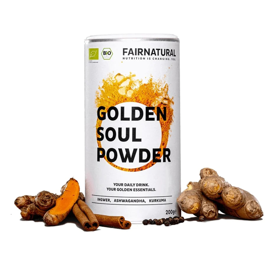 Bio Goldene Milch Golden Soul Powder Pulver von Fairnatural