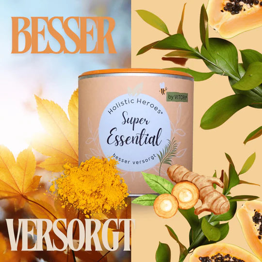 Holistic Heroes Super Essential Nahrungsergänzung für mehr Gesundheit