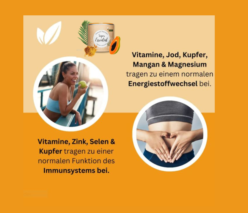 Holistic Heroes Super Essential mit Vitamine, Magnesium, Zink und Selen fürs Immunsystem