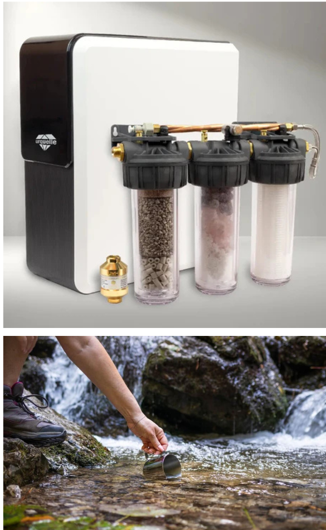 UrQuelle Diamant Premium-Wasserfiltersystem für hochwertige Wasserfiltration und Wasserveredelung zuhause