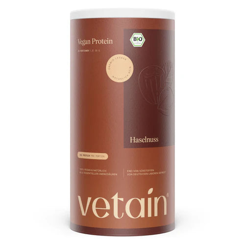 Vetain veganes Proteinpulver Haselnuss mit Rabattcode